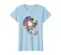 Astronaut Puzzle Autistic Autism Awareness Camiseta