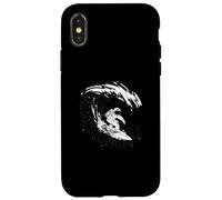 ASTRONAUT SURFING en el espacio Diversión Surfear el Universo Meme Carcasa para iPhone X/XS