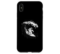 ASTRONAUT SURFING en el espacio Diversión Surfear el Universo Meme Carcasa para iPhone XS Max