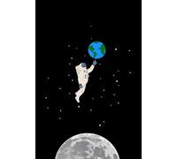 Astronaut Themed Diary: 2025 Years, Page for All Days of the New Year, 6x9 in, 380 Pages, Hardcover, For Daily, For Agenda, For Notebook, For Gift, ... Year, For Women, For Men, For Kid, For School