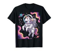 Astronaut Unicorn Cute Space Galaxy Fantasy Lover Girls Kids Camiseta