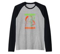 Astronaut Universal Dreamer Retro Space para hombre Camiseta Manga Raglan