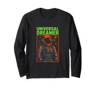 Astronaut Universal Dreamer Retro Space para hombre Manga Larga