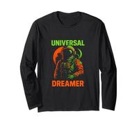 Astronaut Universal Dreamer Retro Space para hombre Manga Larga