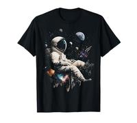 Astronauta Abstracto Animal Ilustración Motivo Astronauta Camiseta