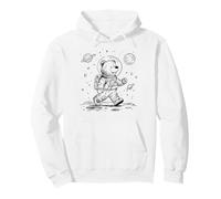 Astronauta Bear Moon Walk Space Explorer Cósmico Sudadera con Capucha