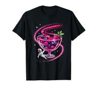 Astronauta Cerca de Compota Frutas Galaxia Arte Espacial Camiseta