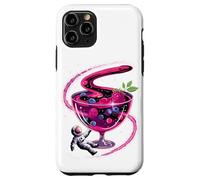 Astronauta Cerca de Compota Frutas Galaxia Arte Espacial Carcasa para iPhone 11 Pro