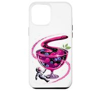 Astronauta Cerca de Compota Frutas Galaxia Arte Espacial Carcasa para iPhone 12 Pro Max
