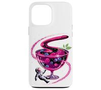 Astronauta Cerca de Compota Frutas Galaxia Arte Espacial Carcasa para iPhone 13 Pro Max