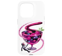 Astronauta Cerca de Compota Frutas Galaxia Arte Espacial Carcasa para iPhone 15 Pro