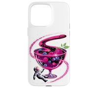 Astronauta Cerca de Compota Frutas Galaxia Arte Espacial Carcasa para iPhone 15 Pro Max
