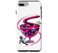 Astronauta Cerca de Compota Frutas Galaxia Arte Espacial Carcasa para iPhone 7 Plus/8 Plus