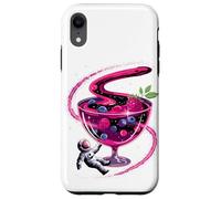 Astronauta Cerca de Compota Frutas Galaxia Arte Espacial Carcasa para iPhone XR
