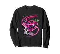 Astronauta Cerca de Compota Frutas Galaxia Arte Espacial Sudadera
