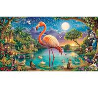 Astronauta con Pizza en el Espacio Puzzle de 1000 Piezas para Juguetes Infantiles Cartón 100% Reciclado Decoración 38x52cm/1000pcs