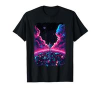 Astronauta Crystal World Space Odyssey Dreams Journey Camiseta