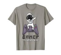Astronauta Dabbing sobre Control con Estilo de Victoria Camiseta