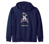 Astronauta Dabbing sobre Control con Estilo de Victoria Sudadera con Capucha