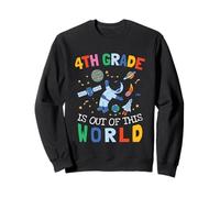 Astronauta de Cohete Espacial Fuera de Este Mundo de Cuarto Grado Sudadera