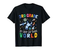 Astronauta de Cohete Espacial Fuera de Este Mundo de Tercer Grado Camiseta