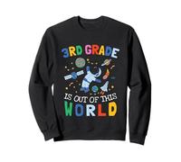 Astronauta de Cohete Espacial Fuera de Este Mundo de Tercer Grado Sudadera