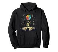Astronauta de conciencia sobre el autismo con rompecabezas globo espacial niño niño Sudadera con Capucha