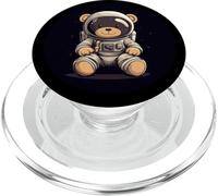 Astronauta de peluche valiente en una aventura cósmica PopSockets PopGrip para MagSafe
