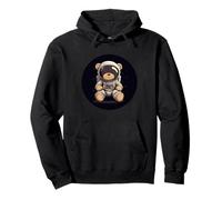 Astronauta de peluche valiente en una aventura cósmica Sudadera con Capucha