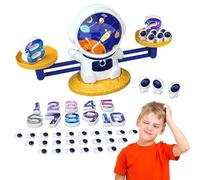 Astronauta Digital Balance - Entrenador de matemáticas digital, de astronauta creativo, 30 tarjetas, de juego de pensamiento lógico de balance educativo, juego de astronauta