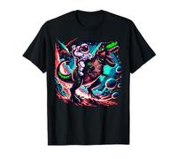 Astronauta Dinosaurio T-Rex Cosmic Space Graphic Camiseta