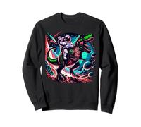 Astronauta Dinosaurio T-Rex Cosmic Space Graphic Sudadera