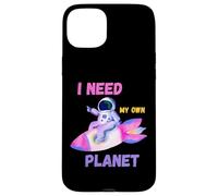 Astronauta Divertida Chica Necesito Mi Propio Planeta: Humor introvertido Carcasa para iPhone 15 Plus