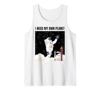 Astronauta Divertido Necesito mi Propio Planeta Humor astronómico Camiseta sin Mangas