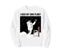 Astronauta Divertido Necesito mi Propio Planeta Humor astronómico Sudadera