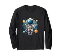 Astronauta en el espacio espacio todos regalos Cosmos Lovers Manga Larga