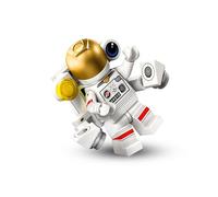 Astronauta en el paseo espacial (Spacewalking Astronauta), Lego Minifiguren Serie 26 (Series 26 Space), figura coleccionable, juego completo con soporte y accesorios, CMF (col26-1)