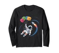 Astronauta Espacial Maestro Constructor Bloques de Construcción Ladrillos Manga Larga