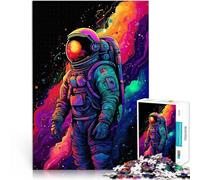 Astronauta Espacial Rompecabezas para Adultos de 1000 Piezas Juguetes adictivos Que desafían la Inteligencia Cerebral Ideas de Regalos 38x26cm