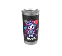 Astronauta espacial unicornio Nova Vaso térmico de acero inoxidable de doble pared
