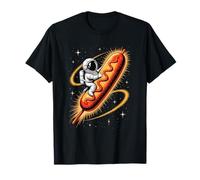 Astronauta Espacio Corn Dogs Snack Hotdog Planeta Estrellas Camiseta