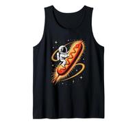 Astronauta Espacio Corn Dogs Snack Hotdog Planeta Estrellas Camiseta sin Mangas
