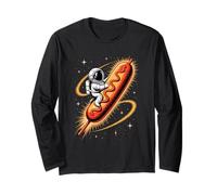 Astronauta Espacio Corn Dogs Snack Hotdog Planeta Estrellas Manga Larga