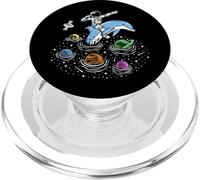 Astronauta explora el Universo con un delfín PopSockets PopGrip para MagSafe