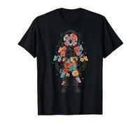 Astronauta Flor Ciencia Astronomía Espacial Galaxia Camiseta