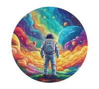 Astronauta Flota en el Espacio 120 Piezas Rompecabezas Infantil Animales Formas Especiales Universo Espacial Puzzle Niños Kinder Können Es Nicht Machen Educativo Portátil Regalo 120 PCS