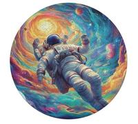 Astronauta Flota en el Espacio 195 Piezas Rompecabezas Infantil Animales Formas Especiales Universo Espacial Puzzle Niños Kinder Können Es Nicht Machen Educativo Portátil Regalo 195 PCS