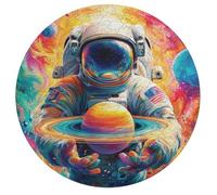 Astronauta Flota en el Espacio 195 Piezas Rompecabezas Infantil Animales Formas Especiales Universo Espacial Puzzle Niños Kinder Können Es Nicht Machen Educativo Portátil Regalo 195 PCS