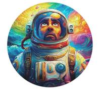 Astronauta Flota en el Espacio 68 Piezas Rompecabezas Infantil Animales Formas Especiales Universo Espacial Puzzle Niños Kinder Können Es Nicht Machen Educativo Portátil Regalo 68 PCS