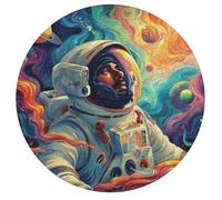 Astronauta Flota en el Espacio Puzzle Desafiante 195 Piezas Animales Formas Animalizadas Universo Espacial Puzzle Niños Imposible Infantil Desafío Mental Antiestrés Decoración 195 PCS